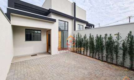 Casa GEMINADA NUNCA HABITADA com 3 dormitórios à venda, 84 m² por R$ 450.000 - Jardim Antares - Londrina/PR