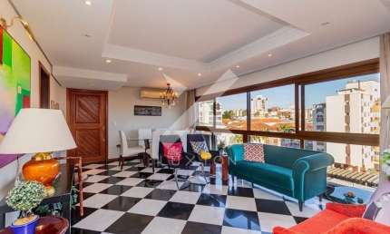 Apartamento com 3 quartos à venda na Avenida Getúlio Vargas, 1351, Menino Deus, Porto Alegre por R$ 850.000