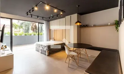 Kitnet / Stúdio para Venda - Santa Cecília, 1 Quarto,  77 m² - São Paulo