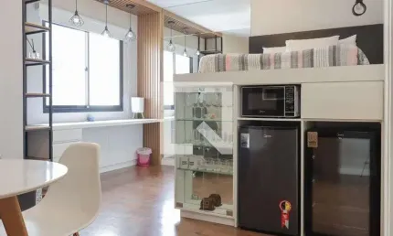 Kitnet / stúdio para venda - moema, 1 quarto,  29 m² - são paulo