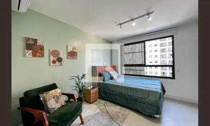 Kitnet / Stúdio para Venda - Brooklin, 1 Quarto,  30 m² - São Paulo