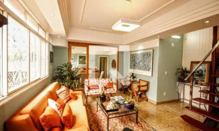 Cobertura para venda - sion, 5 quartos,  263 m² - belo horizonte