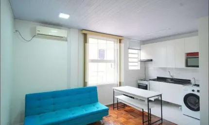 Apartamento para venda - floresta, 1 quarto,  35 m² - porto alegre