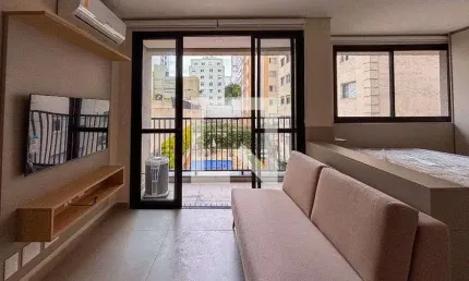 Kitnet / Stúdio para Venda - Vila Madalena, 1 Quarto,  35 m² - São Paulo