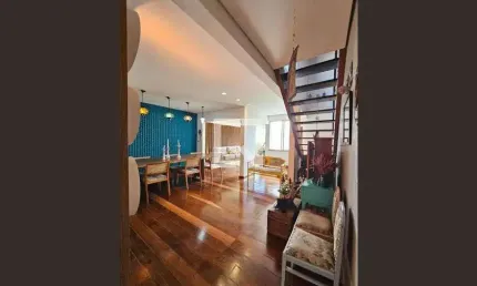 Cobertura para venda - grajaú, 4 quartos,  305 m² - belo horizonte