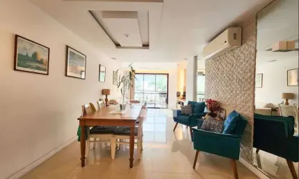 Apartamento para venda - laranjeiras, 3 quartos,  125 m² - rio de janeiro