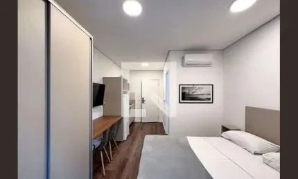 Kitnet / stúdio à venda na rua doutor jesuíno maciel, brooklin, são paulo por r$ 417.000
