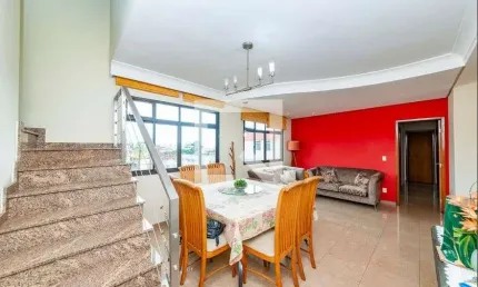 Cobertura para Venda - Coração Eucarístico, 5 Quartos,  242 m² - Belo Horizonte