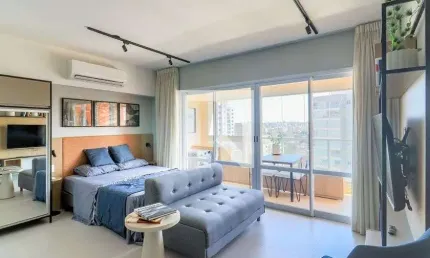 Apartamento para Venda - Campo Belo, 1 Quarto,  42 m² - São Paulo