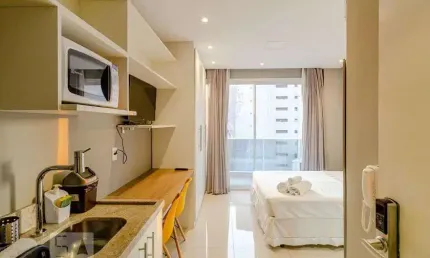 Kitnet / stúdio para venda - centro, 1 quarto,  22 m² - são paulo