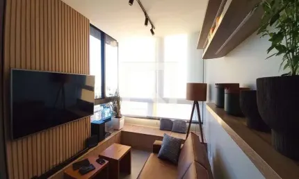 Apartamento para venda - cambuí, 1 quarto,  45 m² - campinas
