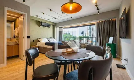 Kitnet / Stúdio para Venda - Pinheiros, 1 Quarto,  33 m² - São Paulo