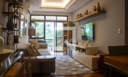 Apartamento para venda - humaitá, 3 quartos,  130 m² - rio de janeiro