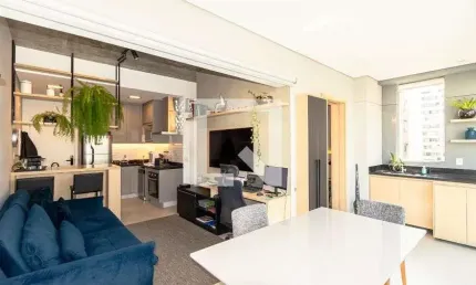 Apartamento para venda - moema, 1 quarto,  45 m² - são paulo