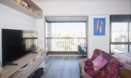 Kitnet / stúdio para venda - brooklin, 1 quarto,  28 m² - são paulo