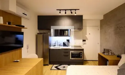 Kitnet / Stúdio para Venda - Brooklin, 1 Quarto,  27 m² - São Paulo