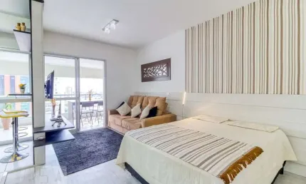 Kitnet / Stúdio para Venda - Moema, 1 Quarto,  50 m² - São Paulo