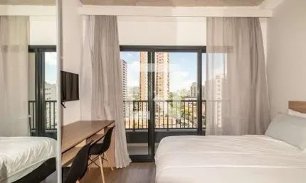 Kitnet / Stúdio para Venda - Vila Olímpia, 1 Quarto,  26 m² - São Paulo