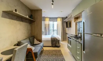 Kitnet / Stúdio para Venda - Santa Cecília, 1 Quarto,  26 m² - São Paulo