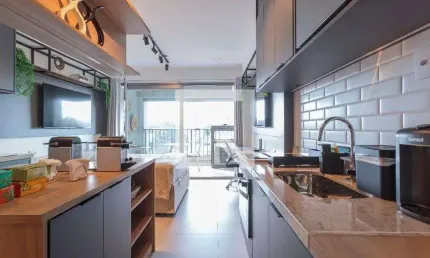 Kitnet / Stúdio para Venda - Moema, 1 Quarto,  29 m² - São Paulo