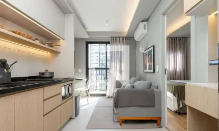 Apartamento para venda - brooklin, 1 quarto,  27 m² - são paulo