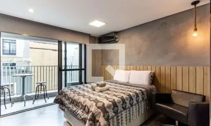 Kitnet / Stúdio para Venda - Santa Cecília, 1 Quarto,  26 m² - São Paulo