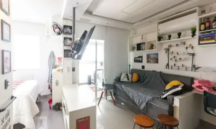 Apartamento para Venda - Rudge Ramos, 1 Quarto,  36 m² - São Bernardo do Campo