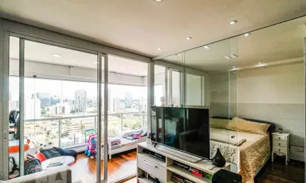 Apartamento para venda - brooklin, 1 quarto,  45 m² - são paulo