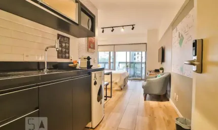 Kitnet / Stúdio para Venda - Santa Cecília, 1 Quarto,  28 m² - São Paulo