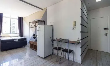 Kitnet / Stúdio para Venda - Santa Cecília, 1 Quarto,  32 m² - São Paulo