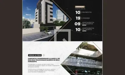 Cobertura para venda - barro preto, 2 quartos,  80 m² - belo horizonte