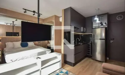 Kitnet / Stúdio para Venda - Real Parque, 1 Quarto,  35 m² - São Paulo
