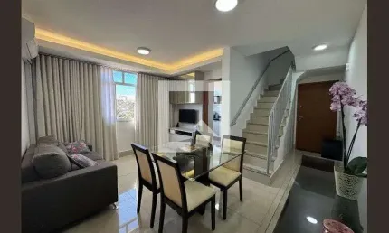 Cobertura para venda - santa efigênia, 3 quartos,  128 m² - belo horizonte