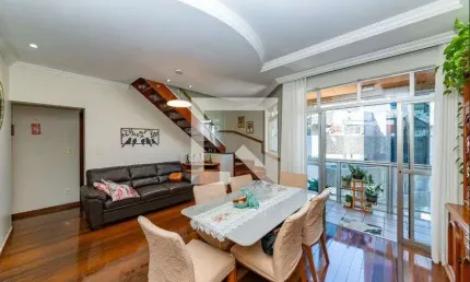 Cobertura para venda - calafate, 4 quartos,  220 m² - belo horizonte