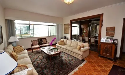 Cobertura para venda - laranjeiras, 3 quartos,  277 m² - rio de janeiro