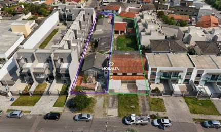 TERRENO COM ÁREA DE 856 MTS² BAIRRO UBERABA - CURITIBA