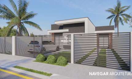 Casa em Construção Com 3 Quartos em Matinhos no Bairro Riveira