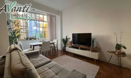 Apartamento à venda de 2 Quartos, Quadra da Praia no Boqueirão - Santos
