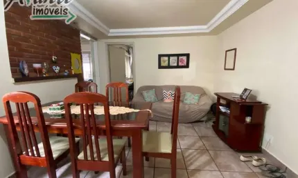 Apartamento modernizado com 2 dormitórios e 1 vaga no Gonzaga, Santos – Avanti Imóveis