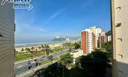 Flat à venda na Praia do Itararé, São Vicente – 1 dorm.
