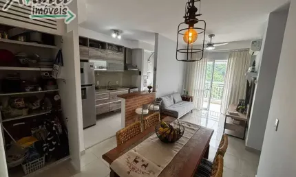 Apartamento à venda no Marapé, Santos – 2 dormitórios 1 suíte, varanda e 1 vaga