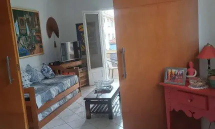 Apartamento com 1 dormitório à venda no Embaré em Santos - SP