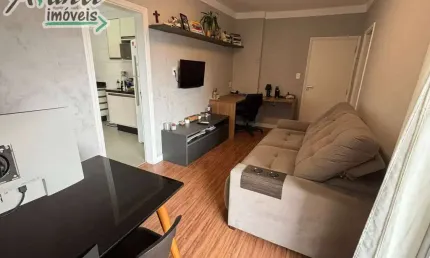 Apartamento para alugar com 1 quarto, mobiliado, na ponta da praia, santos