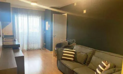 MOBILIADO, ANDAR ALTO E SACADA COM VISTA - EXCELENTE LOCALIZAÇÃO!