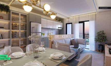 Apartamento com 2 dormitórios à venda, 56 m² por R$ 576.900,00 - Novo Mundo - Curitiba/PR