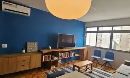 Apartamento de 2 quartos na Rua Pamplona - Jardim Paulista, São Paulo-SP, com 96m² e 1 vaga de garagem