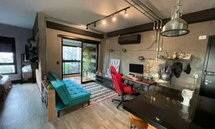 Apartamento à venda em Bethaville I, Barueri-SP: 1 quarto, 1 banheiro, 1 vaga e 49m² de conforto!