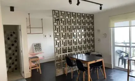 Studio mobiliado à venda de 38m² com 1 quarto, sendo 1 suíte, 1 vaga. mobiliado - morumbi