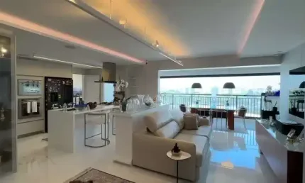 Apartamento de Luxo em Santo Amaro: 3 Quartos, 3 Suítes, 3 Salas, 4 Banheiros, 2 Vagas - São Paulo-SP