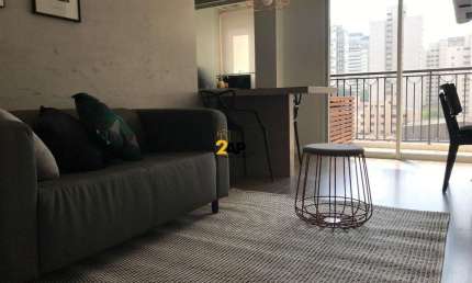 Apartamento à venda na Vila Nova Conceição, São Paulo-SP: 1 quarto, 1 suíte, 3 salas, 1 banheiro, 1 vaga, 48m². Venha conferir!
